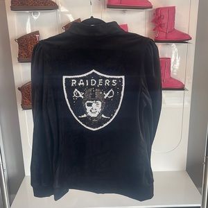 NFL Las Vegas Raiders Velour Zip Up